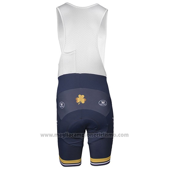 2017 Abbigliamento Ciclismo Aqua Blu Manica Corta e Salopette